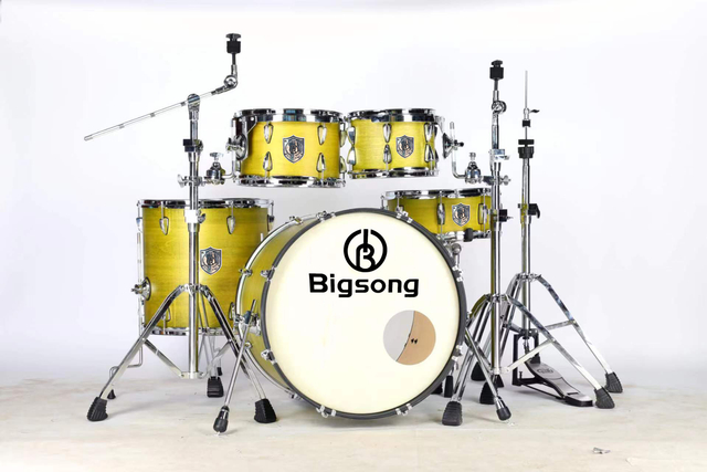 Bigsong Professional Five Drums yellow