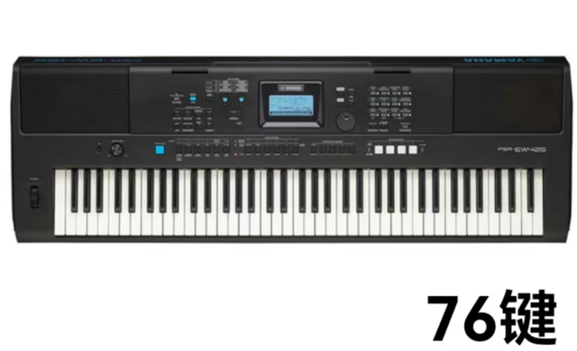 YAMAHA PSR-EW425 76-KEY TEACHING ELECTRONIC KEYBOARD