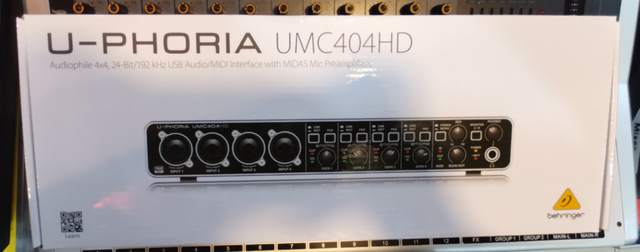 BEHRINGER U-PHORIA UMC404HD SOUND CARD